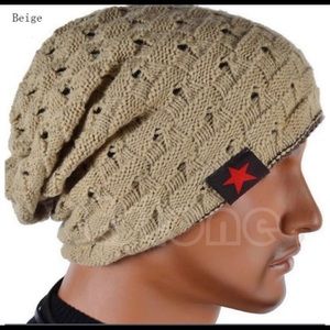 Brown, UNISEX BAGGIE HIP HOP BEANIE CAP